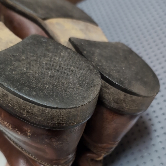 Bally Brown Leather Boots With Laces - Picture 8 of 9